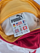Load image into Gallery viewer, Vintage Puma 80s Track Top L XL made in Thailand White Black Yellow Red
