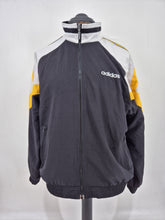 Load image into Gallery viewer, Vintage adidas Originals Trefoil Sportive Track Top M Black White Yellow
