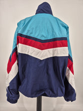 Load image into Gallery viewer, Vintage Ellesse Track Top D6 M Navy Blue Red 80s
