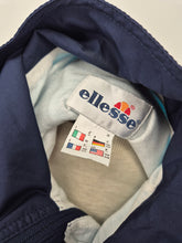 Load image into Gallery viewer, Vintage Ellesse Track Top D6 M Navy Blue Red 80s
