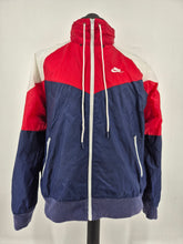 Load image into Gallery viewer, Vintage Nike Windrunner L Navy White Red

