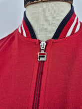 Load image into Gallery viewer, Fila Vintage Settanta Track Top XL Red White
