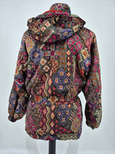 Load image into Gallery viewer, Vintage Courmayeur Ski Jacket M/L made in Japan Tribal Pattern
