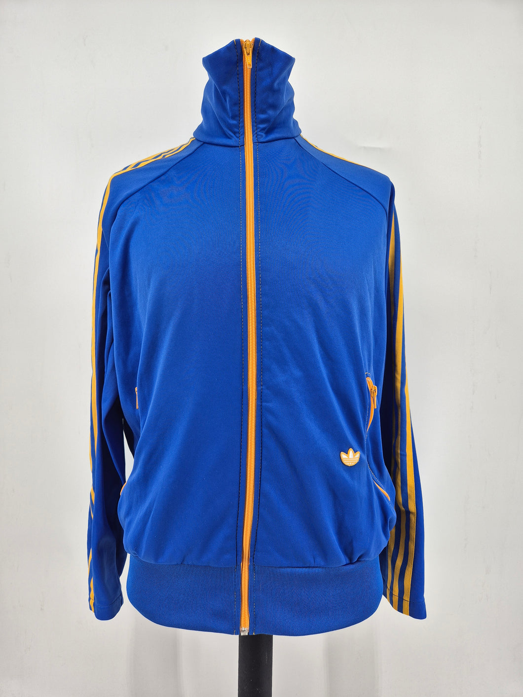 2004 adidas Originals Vintage Track Top L Blue Orange