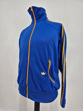 Load image into Gallery viewer, 2004 adidas Originals Vintage Track Top L Blue Orange
