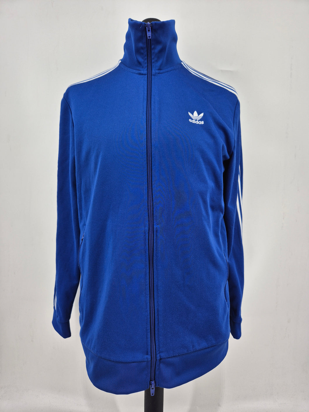 2018 adidas Originals Beckenbauer Track Top L Blue White Preloved