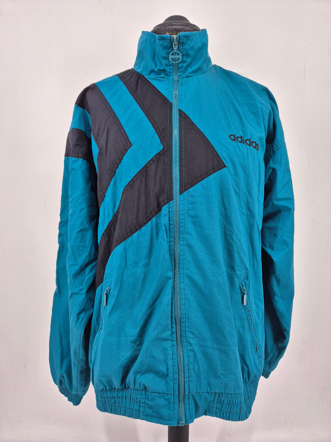 90s adidas Equipment Vintage Track Top D8 XL Green Black EQT