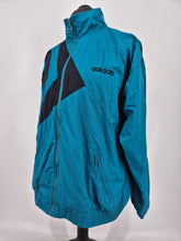 Load image into Gallery viewer, 90s adidas Equipment Vintage Track Top D8 XL Green Black EQT
