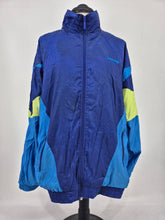 Load image into Gallery viewer, 90s adidas Vintage Track Top D10 XL XXL Purple Blue Yellow
