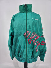Load image into Gallery viewer, Vintage erbacher Track Top XXL West German Green Red

