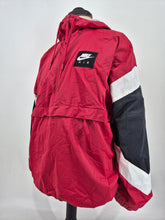 Load image into Gallery viewer, Vintage Nike Air 1/2 Zip Pullover Anorak XL Red White Black
