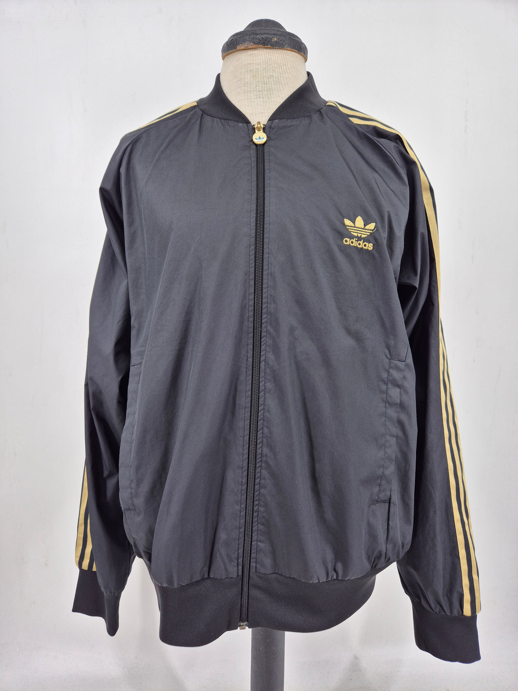 2008 adidas Originals Superstar Black Gold Track Top XL