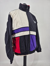 Load image into Gallery viewer, Vintage 90s Reebok Track Top M made in Indonesia Black Red White Purple
