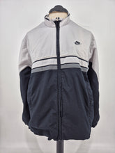 Load image into Gallery viewer, Vintage Nike Track Top L Black Grey

