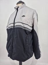 Load image into Gallery viewer, Vintage Nike Track Top L Black Grey
