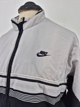 Load image into Gallery viewer, Vintage Nike Track Top L Black Grey
