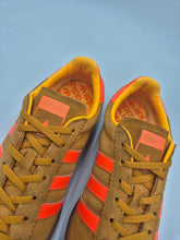 Load image into Gallery viewer, 2016 adidas Originals Bermuda UK 10 Preloved Solar Gold Orange Gum
