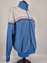 Load image into Gallery viewer, 2010 adidas Originals Piped Europa Blue White Vintage Track Top XXL
