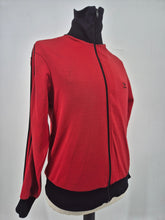 Load image into Gallery viewer, Vintage 70s adidas Originals Firebird Track Top 180 M Red Black
