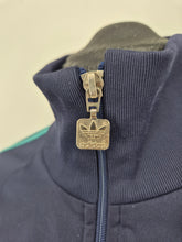 Load image into Gallery viewer, adidas Originals First Vintage Track Top M 38/40 Navy Yellow Pink Turquoise made in Macau
