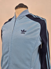 Load image into Gallery viewer, 70s adidas ATP Track Top M/L 180 made in Tunisia Blue Navy

