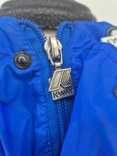 Load image into Gallery viewer, Vintage K-Way Overhead Windbreaker M Red Blue Grey OH WB
