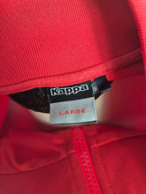 Load image into Gallery viewer, Kappa M Tapered Track Top Red Navy
