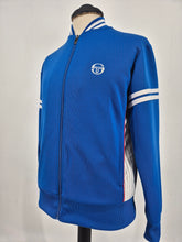 Load image into Gallery viewer, Sergio Tacchini Shelli Reissue Track Top M Blue White
