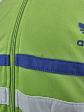 Load image into Gallery viewer, Vintage 90s adidas Originals First Track Top Large L Green Blue White

