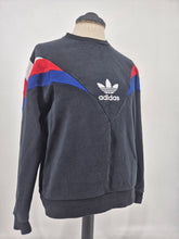 Load image into Gallery viewer, 2017 adidas Originals Neva Crew Sweatshirt L Black White Red Blue
