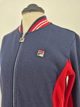 Load image into Gallery viewer, Fila Settanta Track Top M Navy Red
