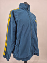 Load image into Gallery viewer, Vintage adidas Originals Firebird Full Tracksuit D7 XL Blue Yellow
