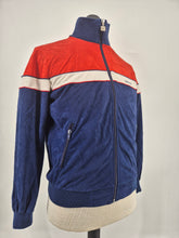 Load image into Gallery viewer, West German adidas Originals Europa Track Top S Small Navy Red White Vintage
