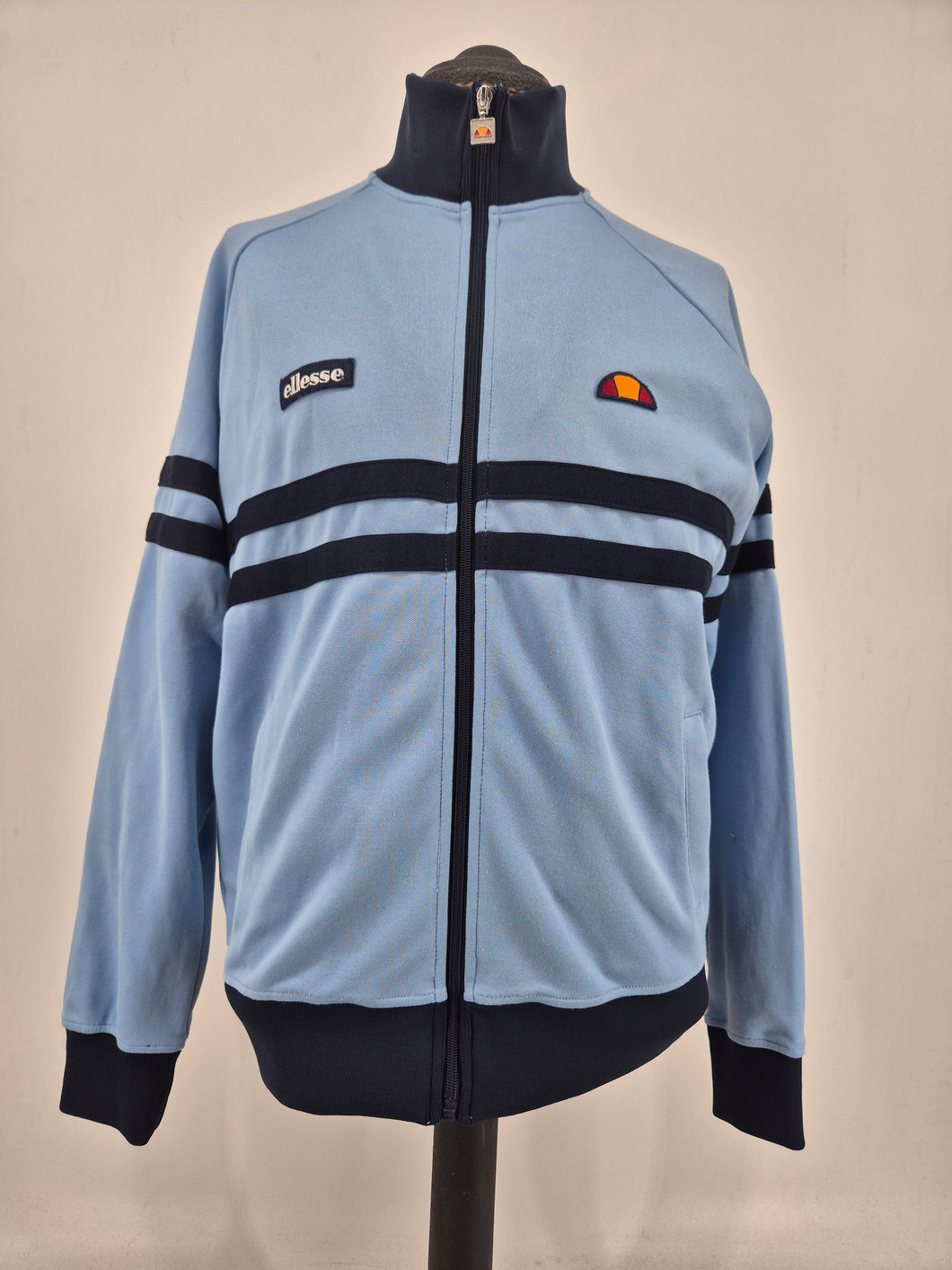 Ellesse Rimini Track Top Sky Blue Navy XL