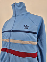 Load image into Gallery viewer, adidas Originals First Vintage Track Top D7 186 L Navy Blue Navy Silver Red made in France
