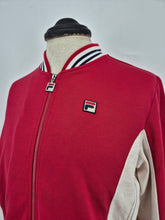 Load image into Gallery viewer, Fila Settanta Track Top M Red White
