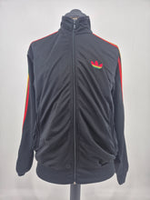 Load image into Gallery viewer, 2007 adidas Originals Jamaica Firebird Vintage Track Top M Black Red Yellow Green
