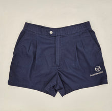 Load image into Gallery viewer, Vintage Sergio Tacchini Tennis Shorts 30 Navy
