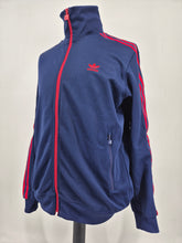 Load image into Gallery viewer, 2022 BNWT adidas Originals x Parley Beckenbauer Nations Track Top L Navy Red Deadstock
