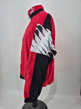 Load image into Gallery viewer, Vintage Puma 80s Track Top XXL made in Thailand Black Red

