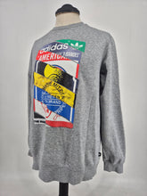 Load image into Gallery viewer, 2017 adidas Originals Label Crew Sweatshirt L Grey

