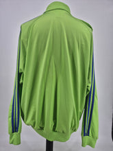 Load image into Gallery viewer, Vintage 90s adidas Originals First Track Top Large L Green Blue White

