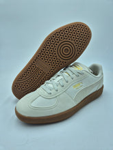 Load image into Gallery viewer, BNIB Puma Palermo Premium Leather Trainers Warm White 8 9
