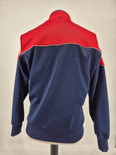 Load image into Gallery viewer, Vintage 80s adidas Originals Track Top S Navy Red White
