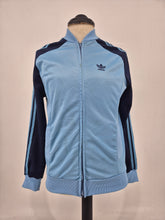 Load image into Gallery viewer, 70s adidas ATP Track Top M/L 180 made in Tunisia Blue Navy
