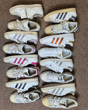 Load image into Gallery viewer, 8 x adidas Originals Superstar trainers sizes 4.5 - 6.5 reseller
