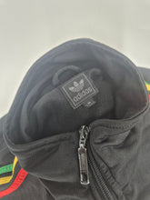 Load image into Gallery viewer, 2007 adidas Originals Jamaica Firebird Vintage Track Top M Black Red Yellow Green
