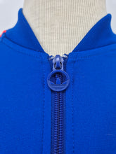 Load image into Gallery viewer, 2014 adidas Originals Dublin SST track top L Blue Orange

