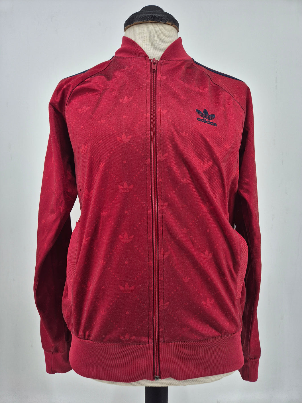 2007 adidas Originals SST Vintage Track Top M Red Navy