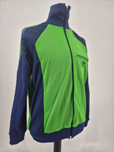 Load image into Gallery viewer, 70s Ventex adidas Originals Green Navy Vintage Track Top XL made in France
